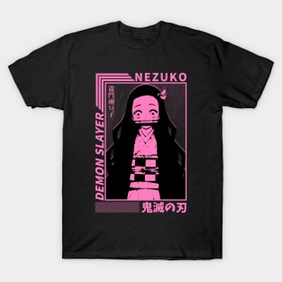 Nezuko-Demon pink T-Shirt